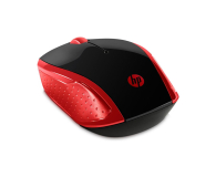 HP Wireless Mouse 200 Empress Red  czerwono-czarna 2HU82AA - 419760 - zdjęcie 2